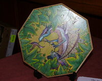 Sue Mason  - dragon plaque 1
